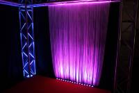 Fadenvorhang; Event-Deko; Lichteffekt; Lounge; Eventdekoration