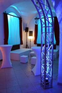 Lounge-M&ouml;bel; Eventausstattung; Veranstaltungstechnik; Hochzeit