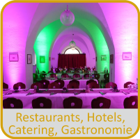 Festinstallationen in Hotels, Restaurants, Gastronomie und Catering